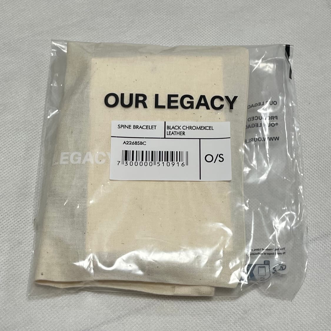 아워레가시 26ss SPINE 브레이슬릿/블랙 상품이미지5