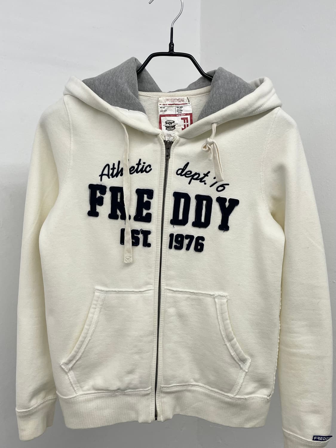 프레디 레터링 자수 후드집업 상품이미지6