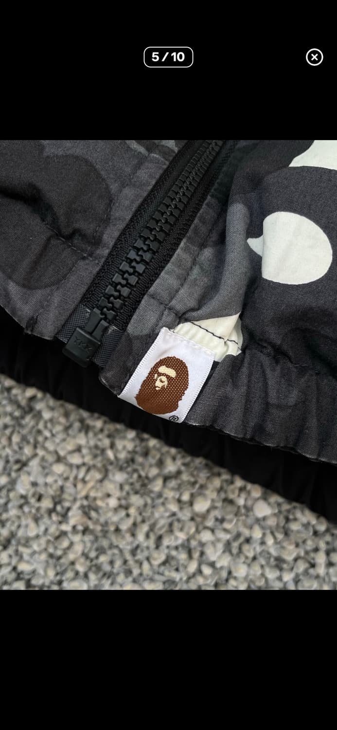 베이프 리버서블 시티 카모 패딩  상품이미지5