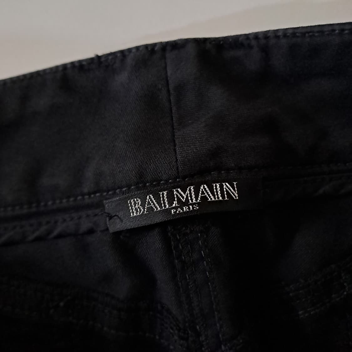 (여성 택포) 발망 바이커 코튼 팬츠 36 B662 상품이미지6