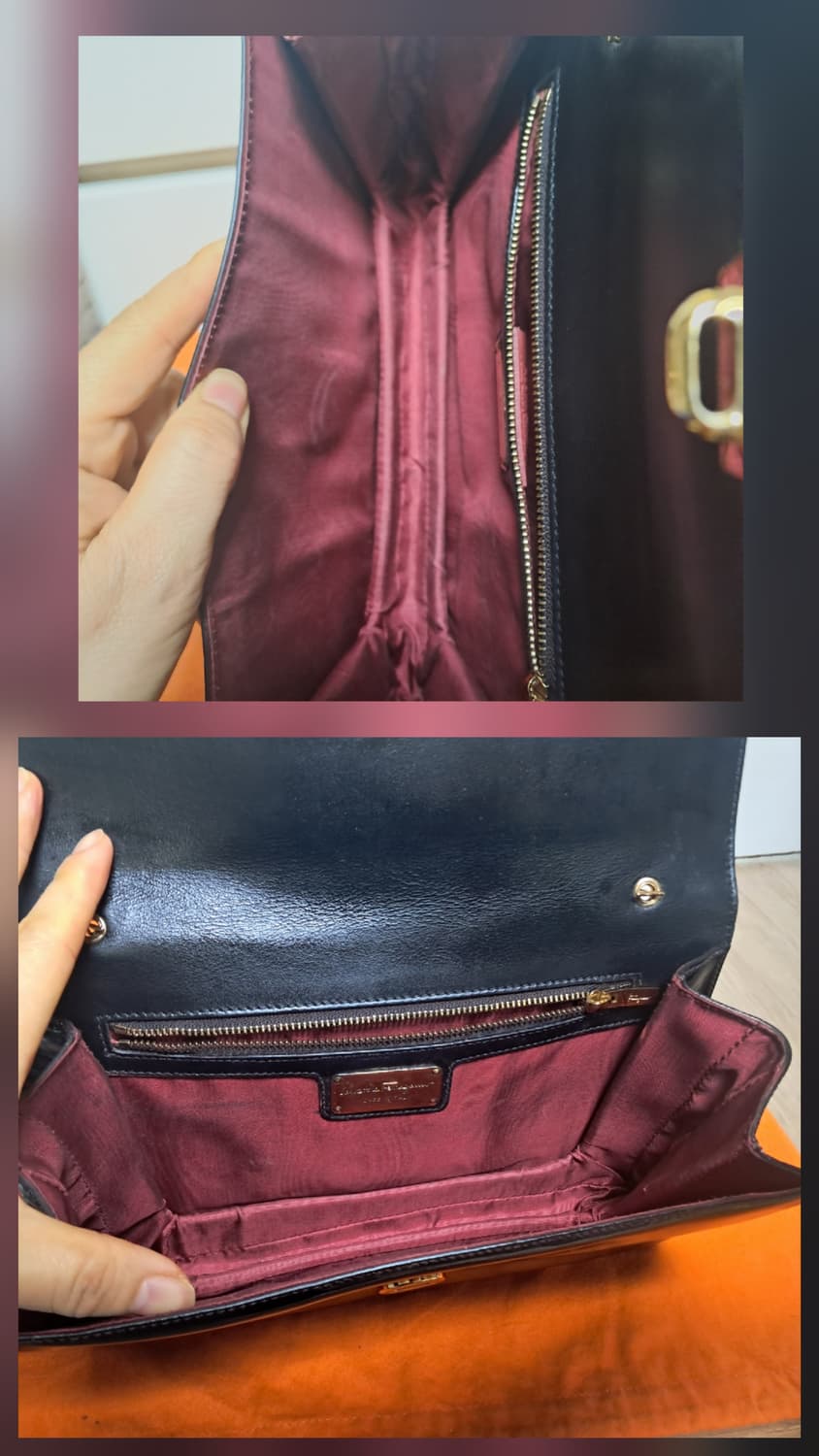 정품 페라가모 지니백 블랙 체인 미니백 가방 상품이미지8