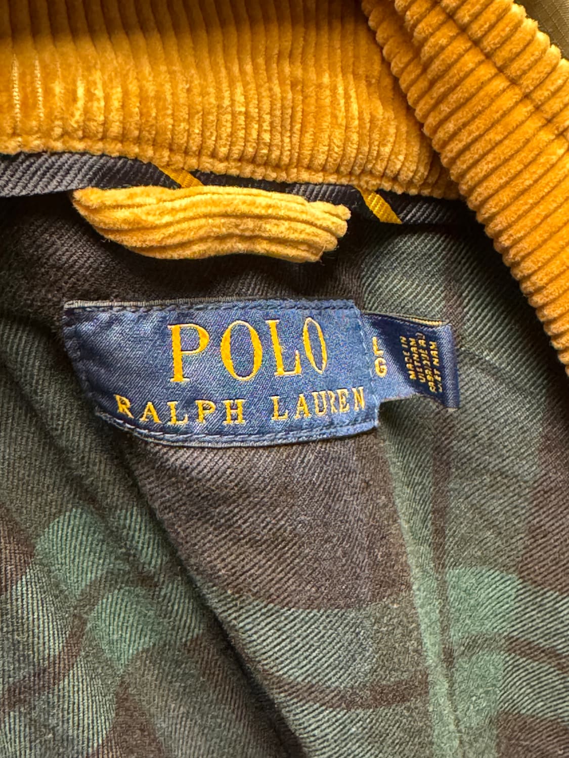 폴로랄프로렌 코듀로이 바라쿠다 치노재킷 L 상품이미지3