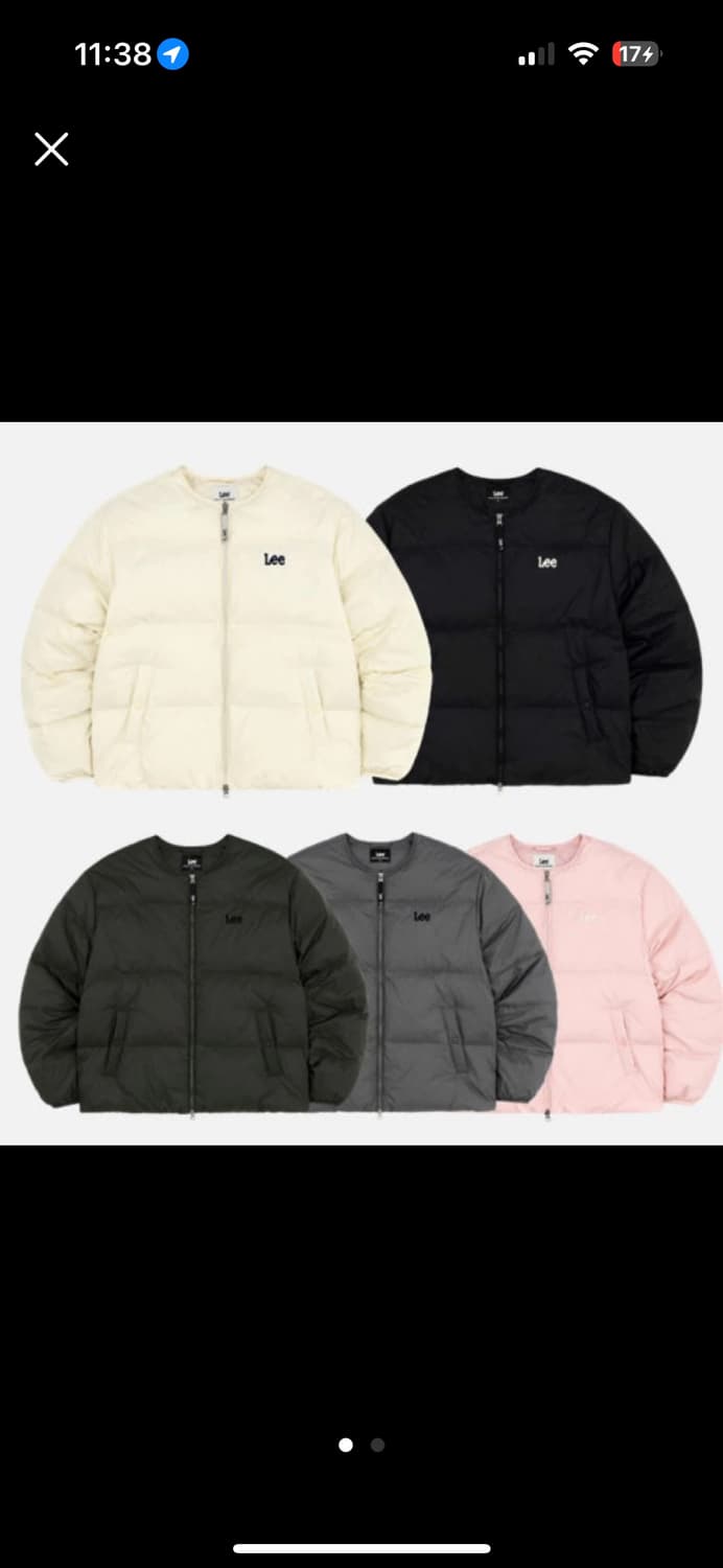 Lee 노윤서 패딩 핑크  상품이미지1