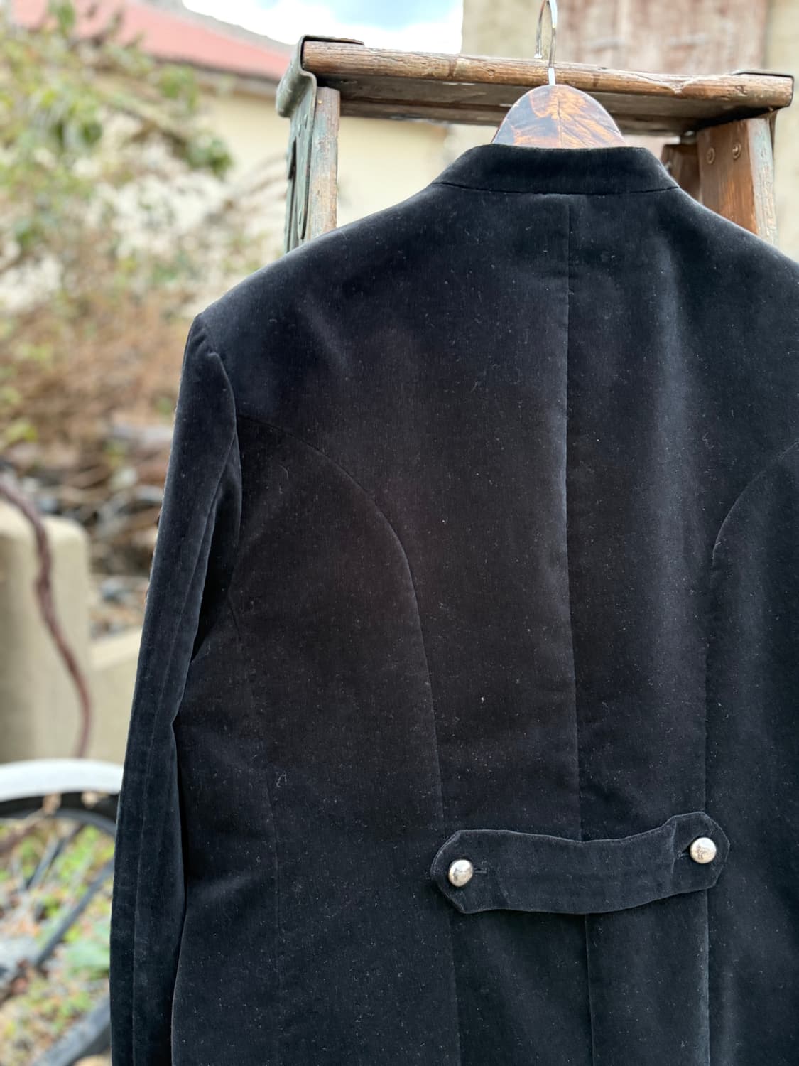 RARE Polo High Neck Collar Velvet Jacket 상품이미지7
