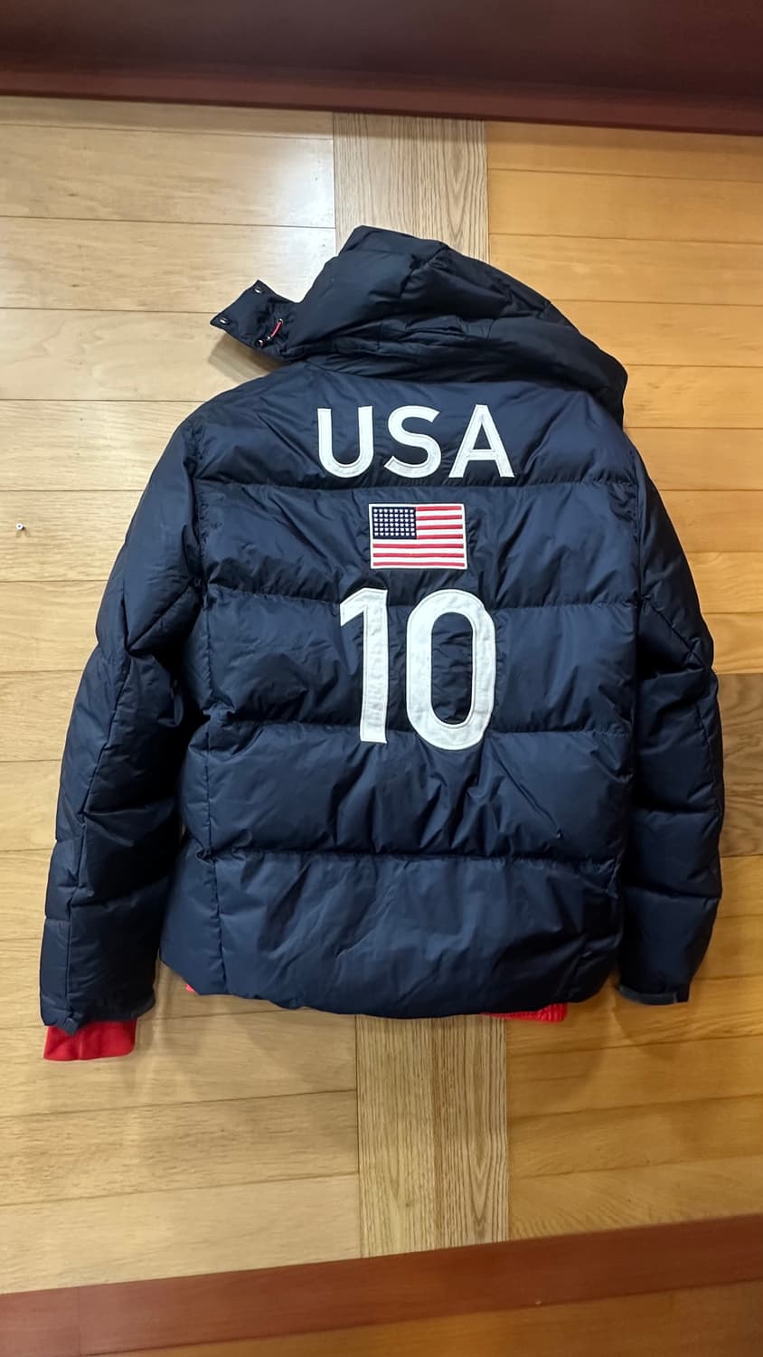 폴로 랄프로렌 USA 패딩 점퍼 네이비L 상품이미지2