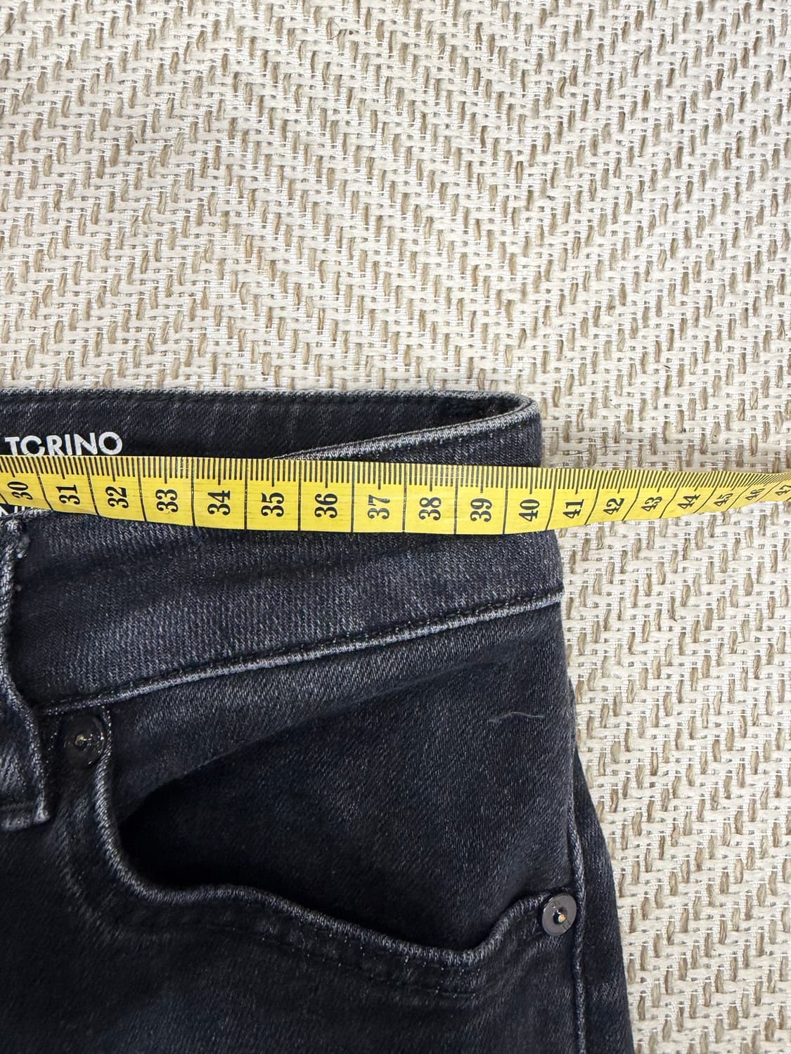 정품) PT 토리노 블랙 스판 데님 청바지 30 상품이미지7