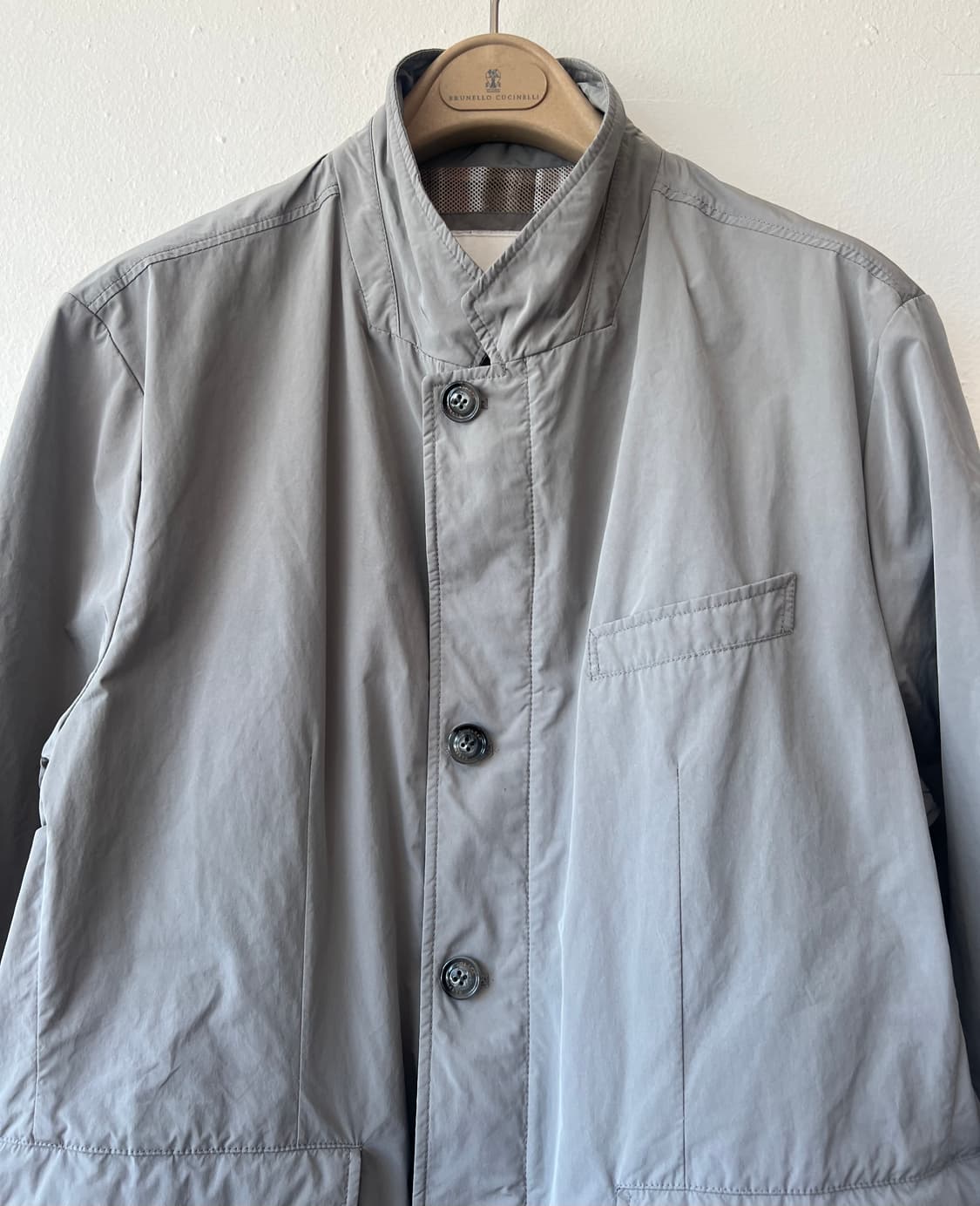 올젠 남성 그레이  간절기자켓 상품이미지2