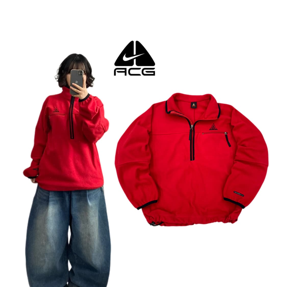 나이키 ACG 제팬 고프코어 아노락 플리스 자켓 상품이미지1