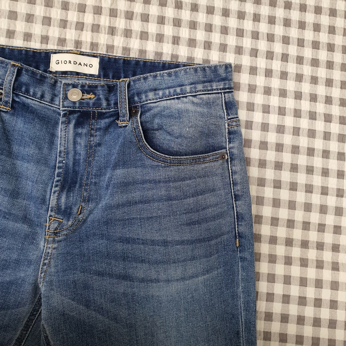 지오다노 스판 데님 청바지 남자30 상품이미지3