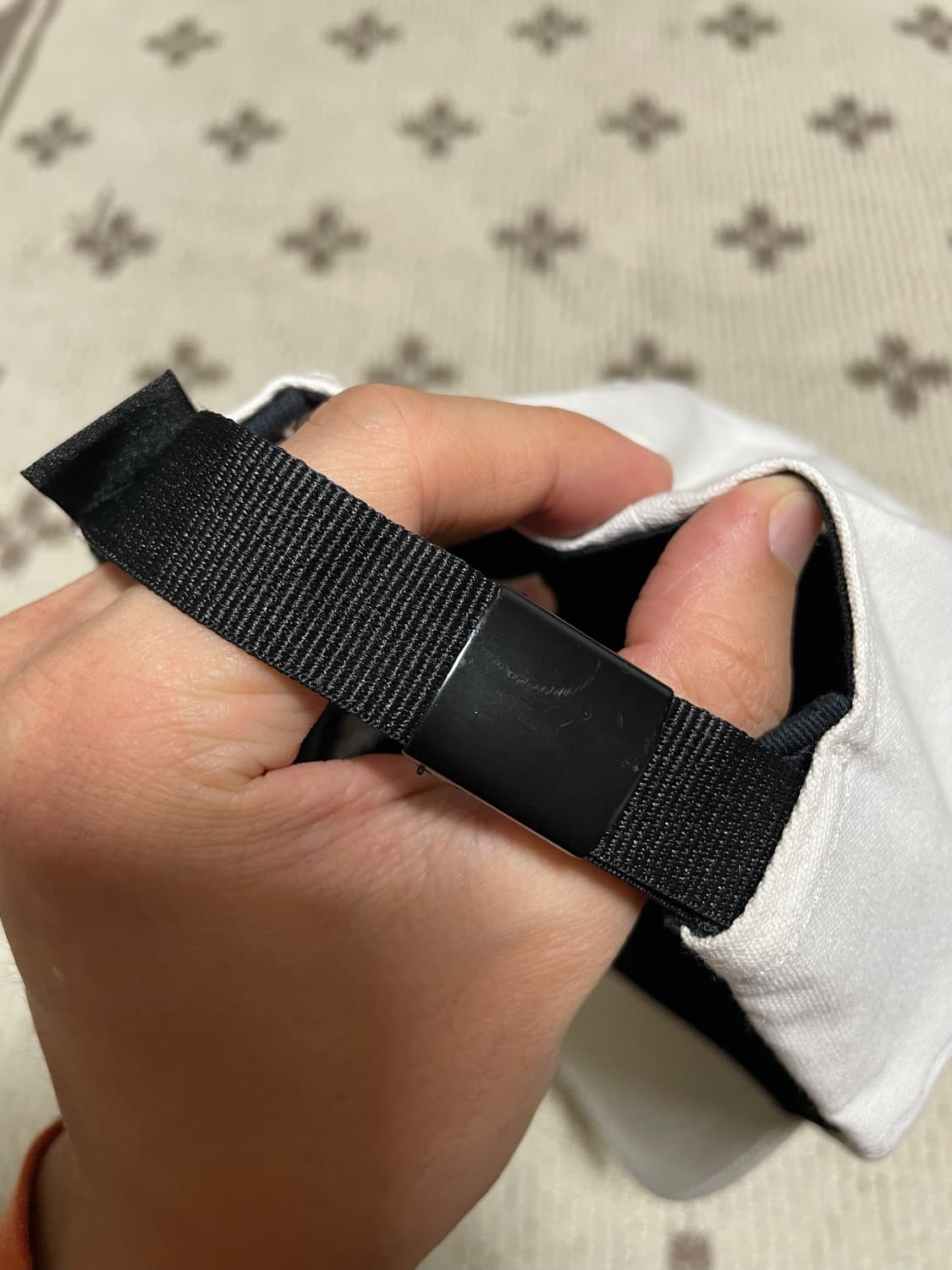 스톤아일랜드 화이트 볼캡 상품이미지6