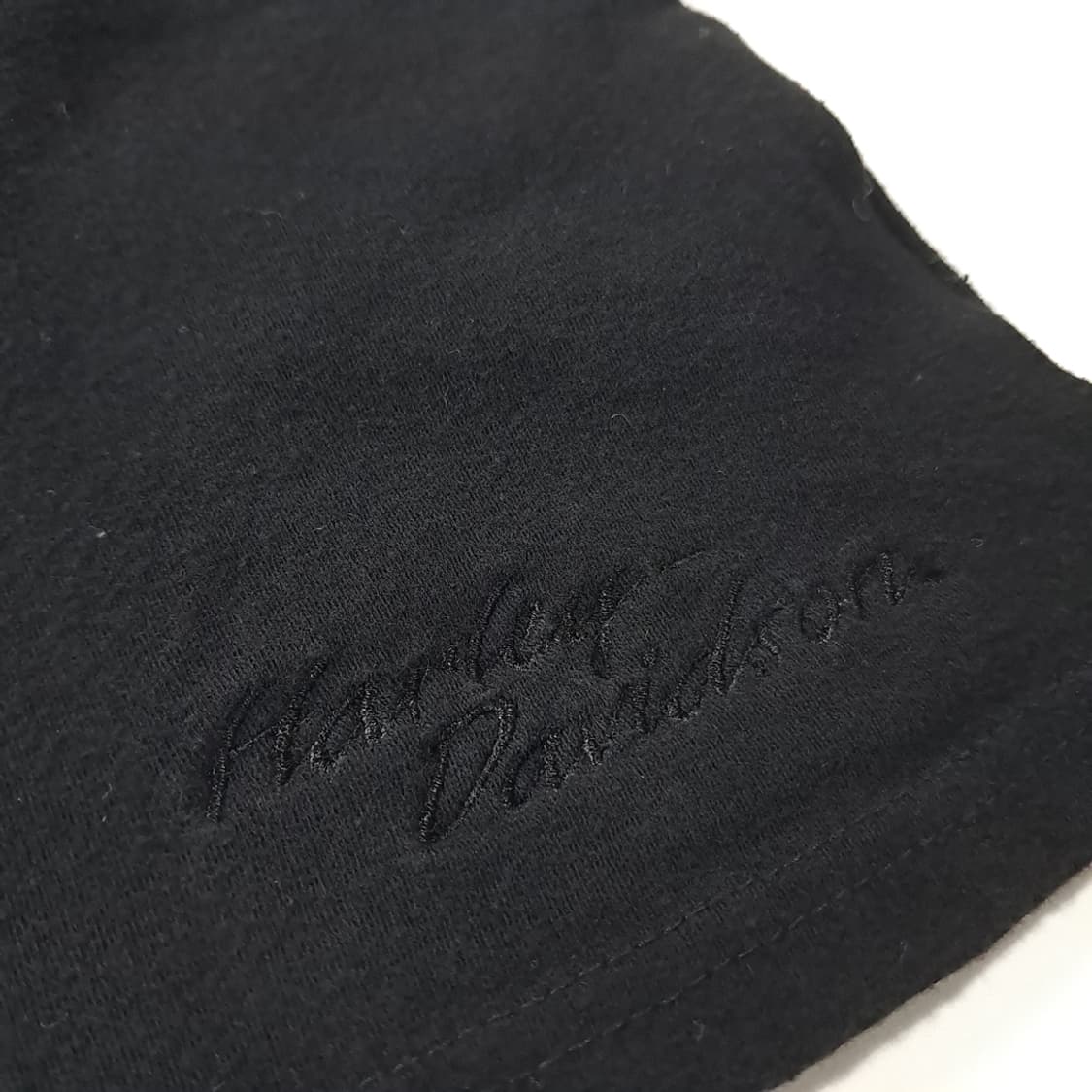 CK172 L 할리데이비슨 00s 블랙 슬리브리스 크롭 티셔츠 상품이미지2