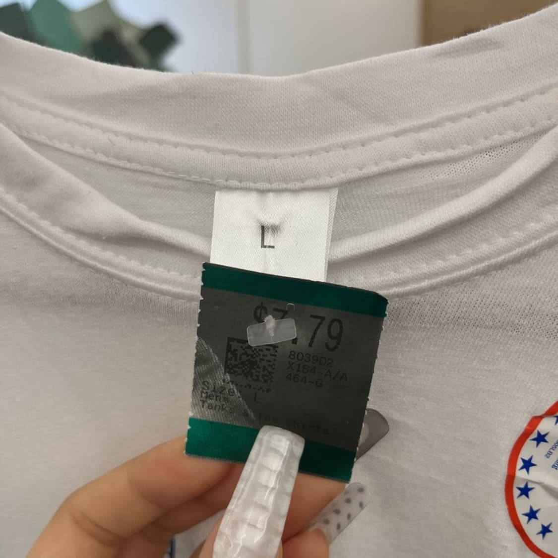 빈티지 USA 컨트리 레트로 프린팅 오버핏 반팔티 L C10900 상품이미지5