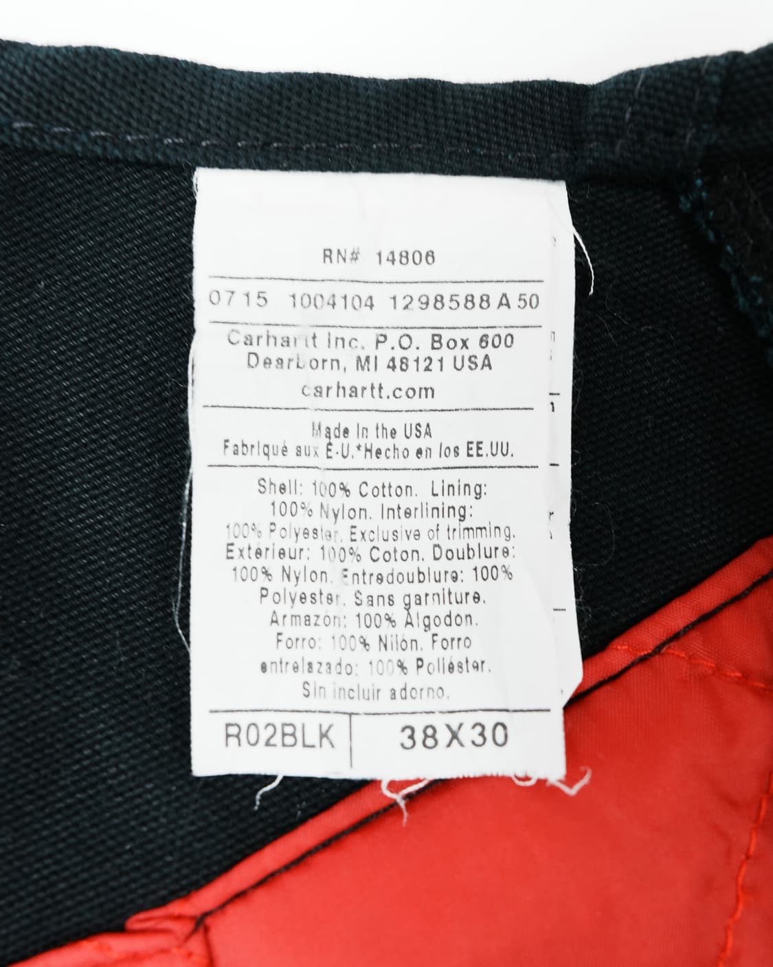 칼하트 오버롤 (made in USA) 상품이미지8