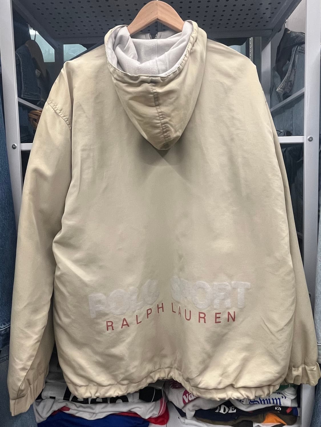 90s 폴로 스포츠 랄프로렌 자켓 베이지 상품이미지1