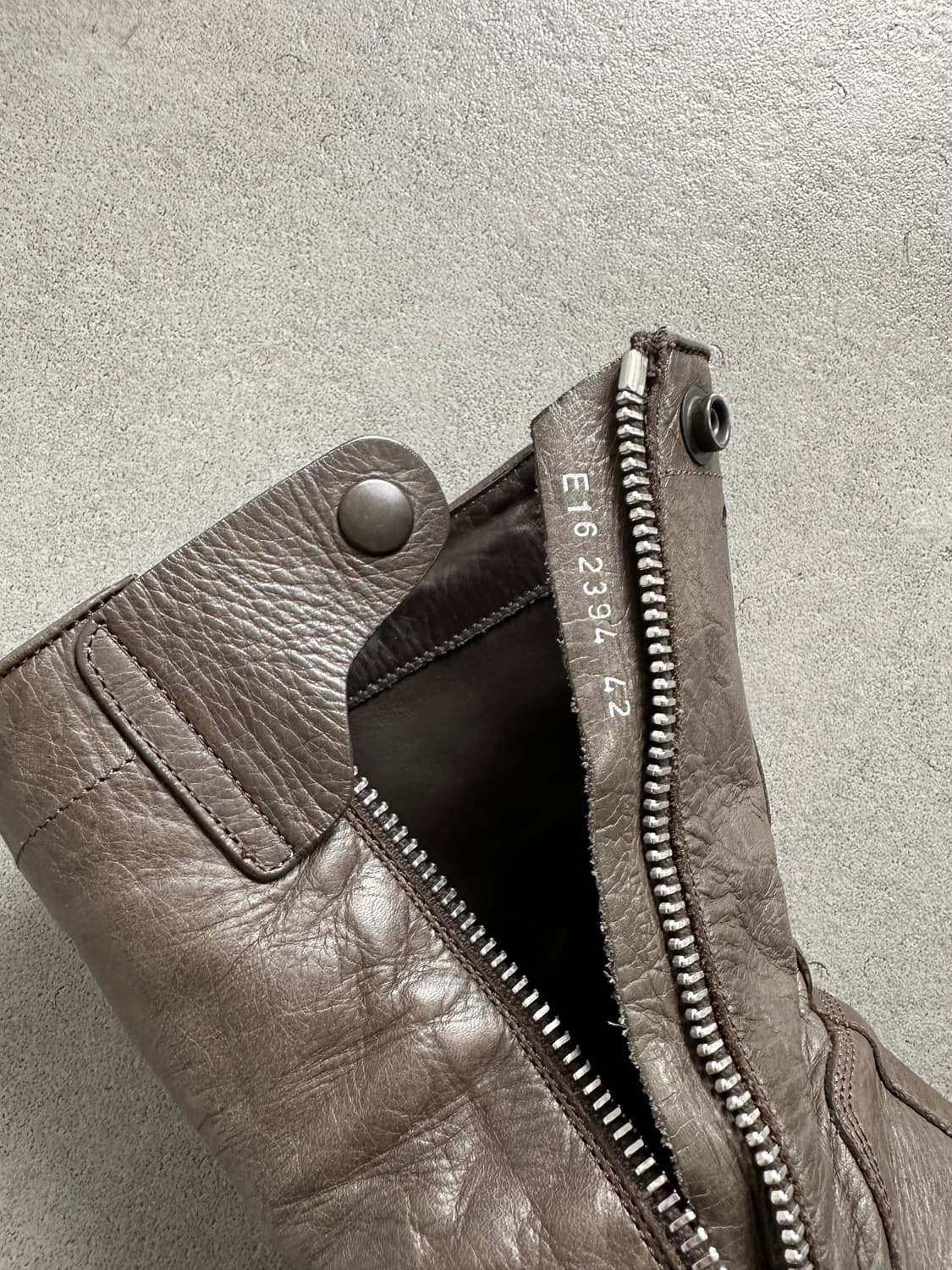 릭오웬스 AW16 아카이브 하이탑 부츠 카키 상품이미지7