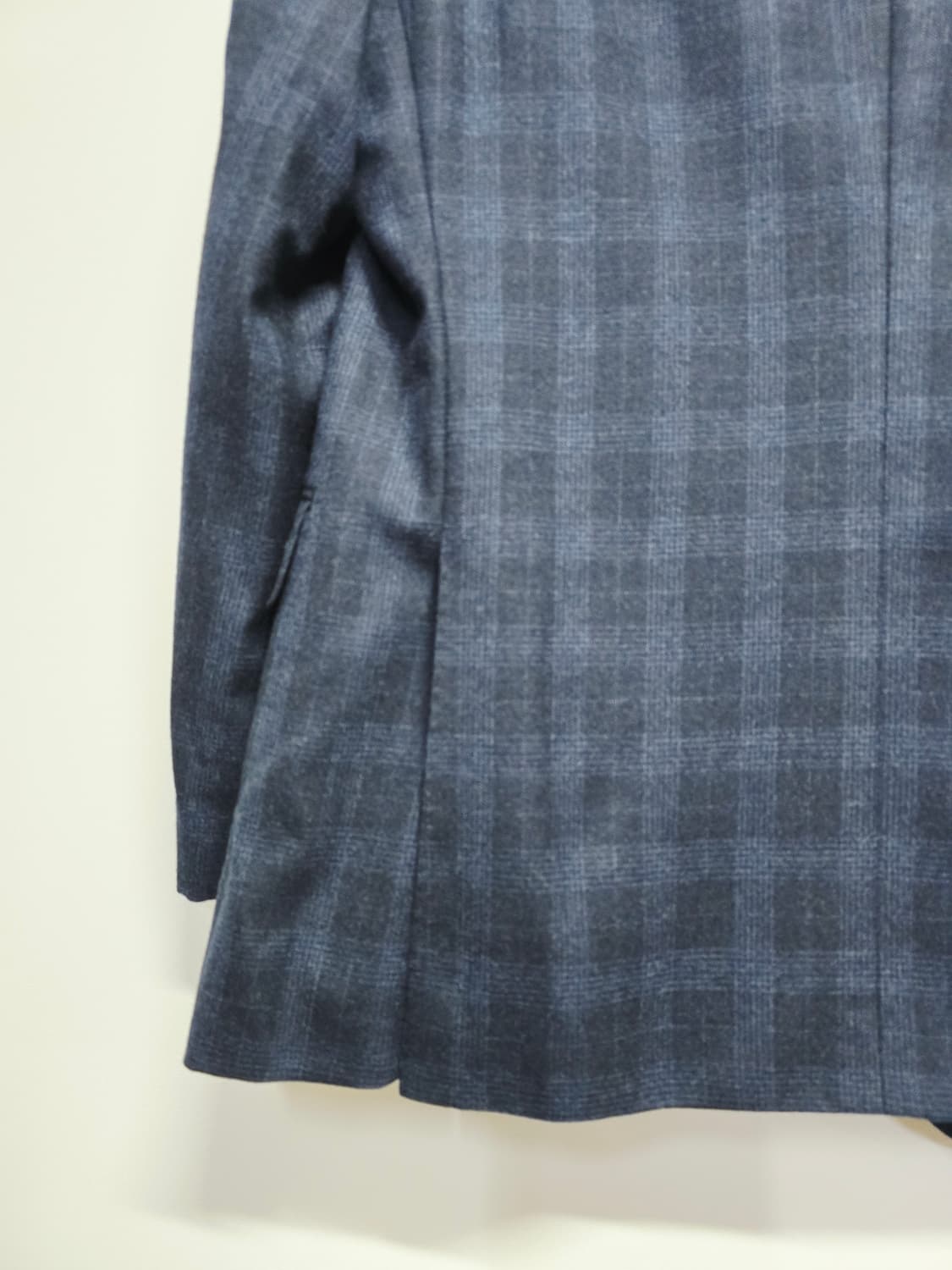 캠브릿지 체크무늬 남성 자켓 모100% 상품이미지5