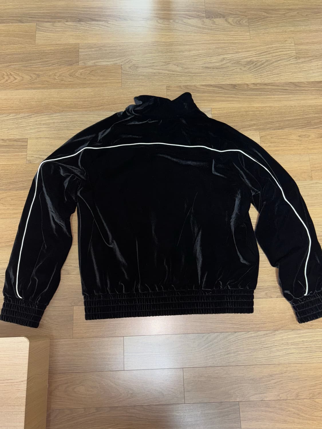 이티씨이 벨벳 트랙 자켓 블랙 XL 상품이미지3