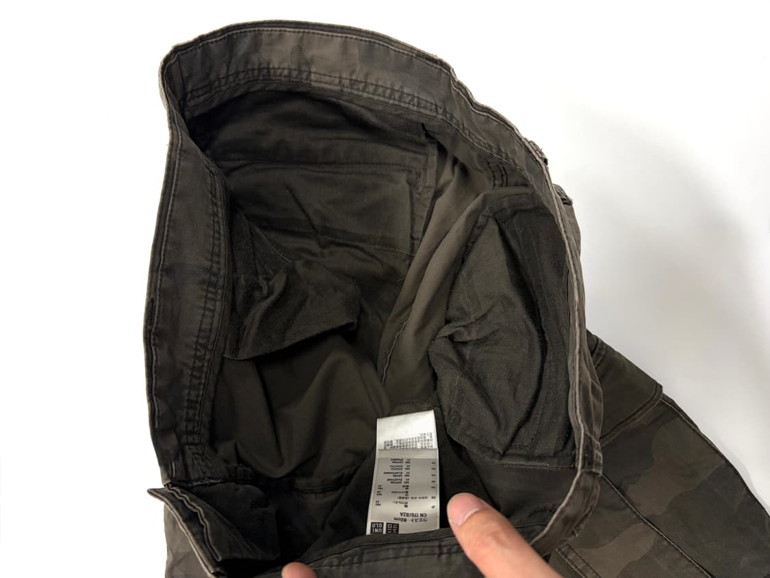 유니클로 카모플라주 코튼 카고팬츠 상품이미지4