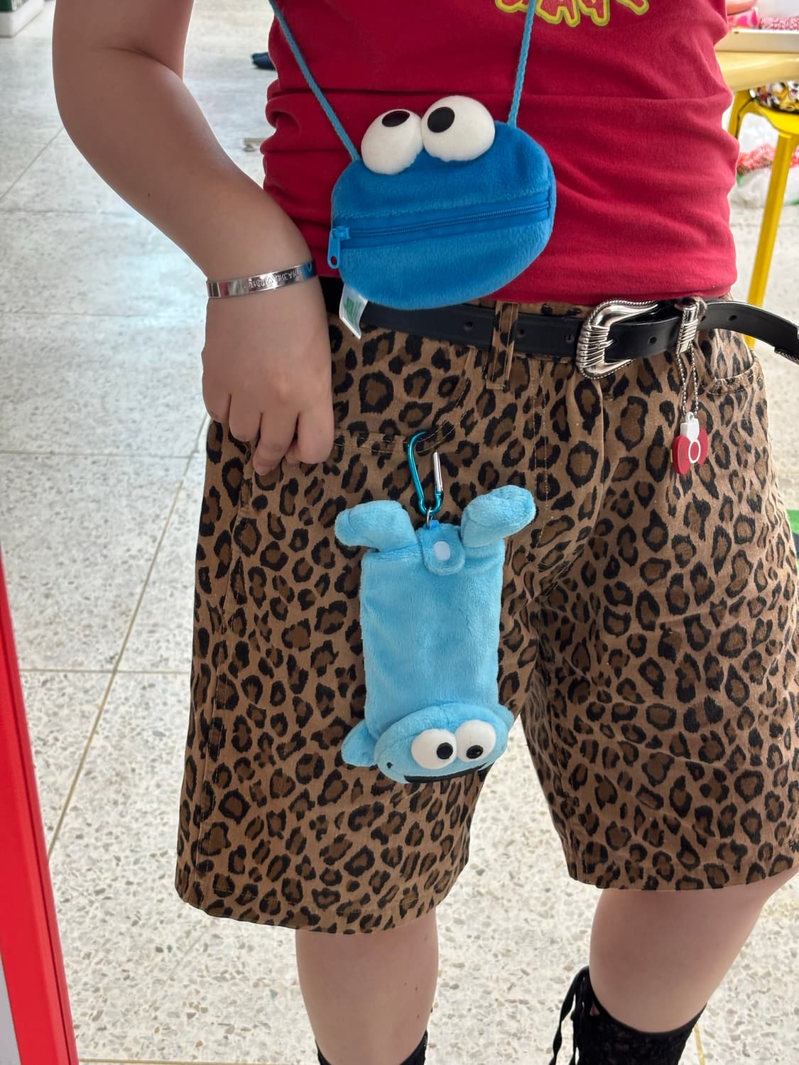 Vintage Cookie Monster Plush Card Keyrin 상품이미지5