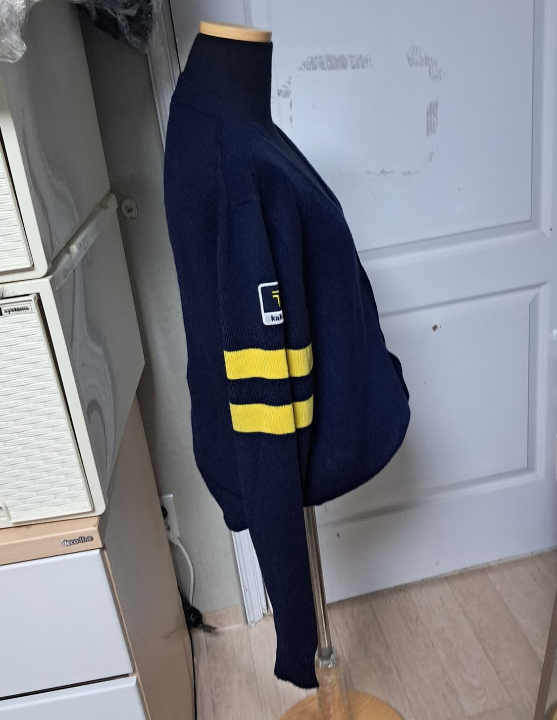 헤지스 골프 카카오 남성 네이비 가디건 100~날씬105 상품이미지4