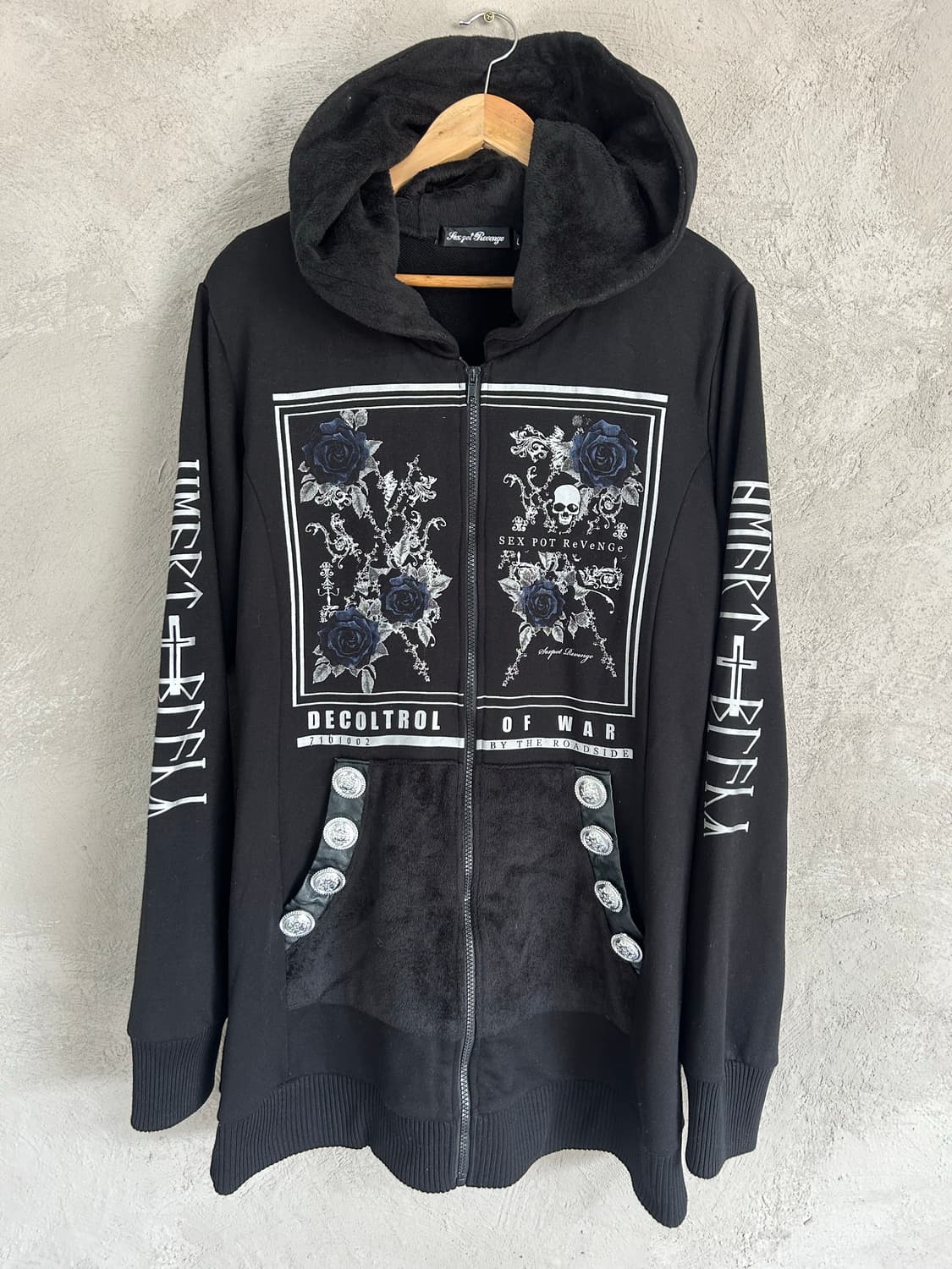 Y2k 후드집업 펑크갸루 상품이미지1