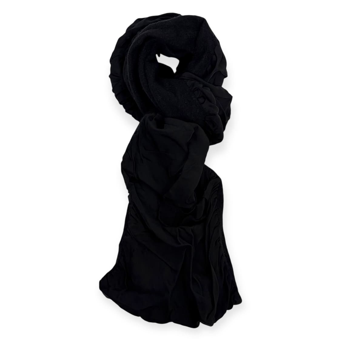 꼼데가르송 리버시블 축융 울 패턴 머플러 목도리 상품이미지1