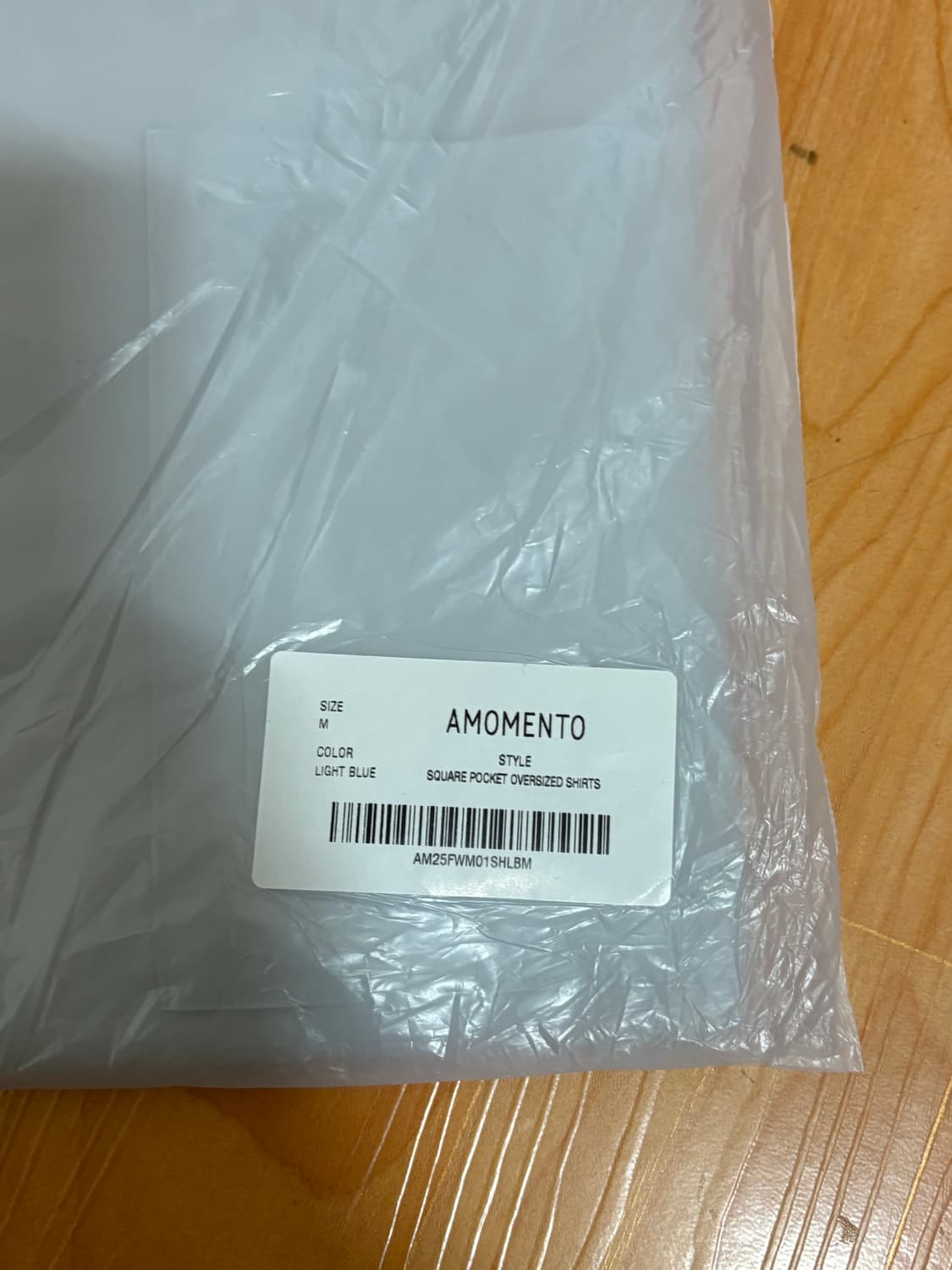아모멘토 스퀘어 포켓 오버사이즈 셔츠 상품이미지5