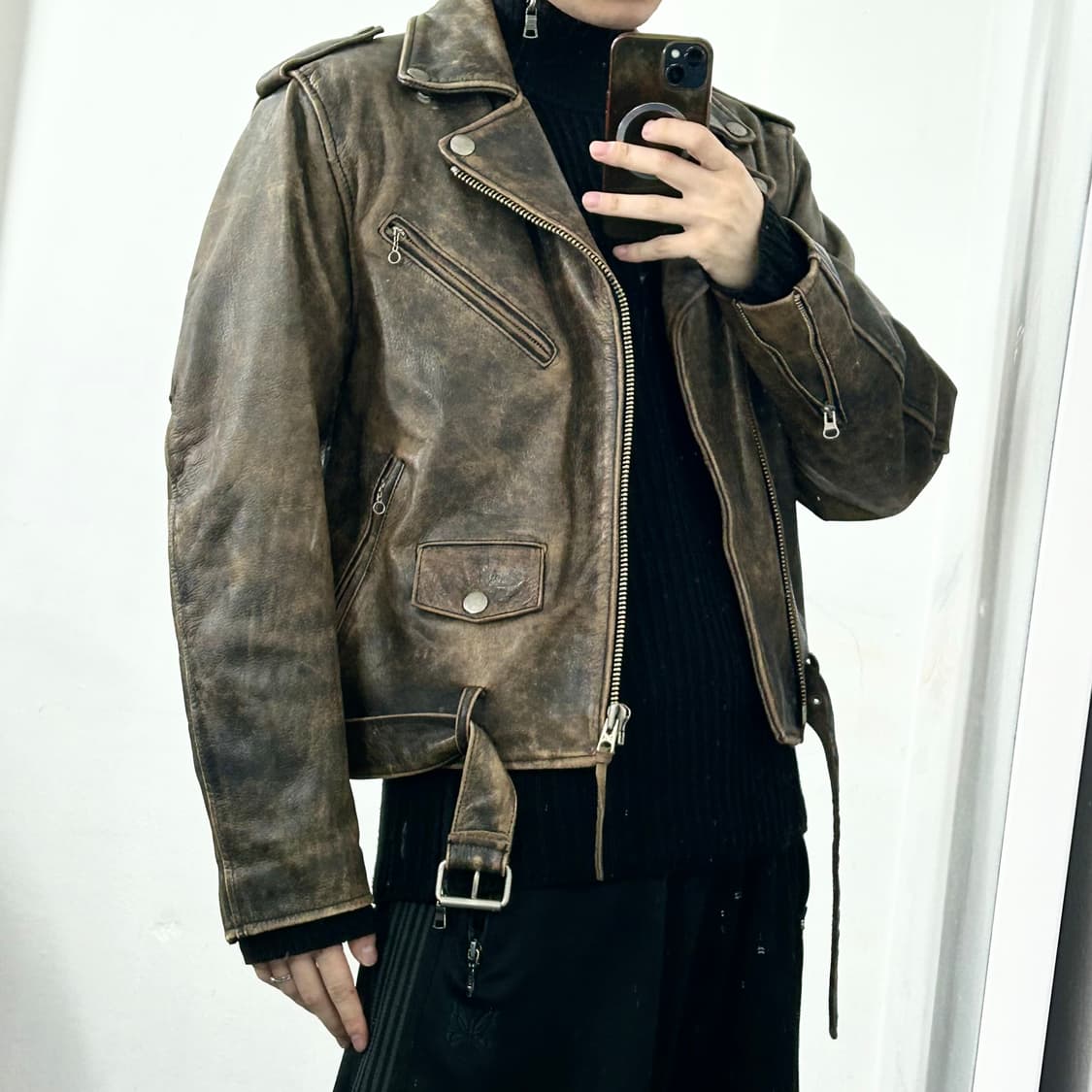 RBC 소가죽 라이더 자켓 상품이미지3