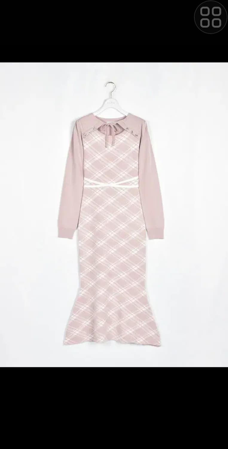 에블린 스나계 머메이드 니트 롱 원피스 양지뢰 양산형 피움 미셸마카롱 상품이미지2