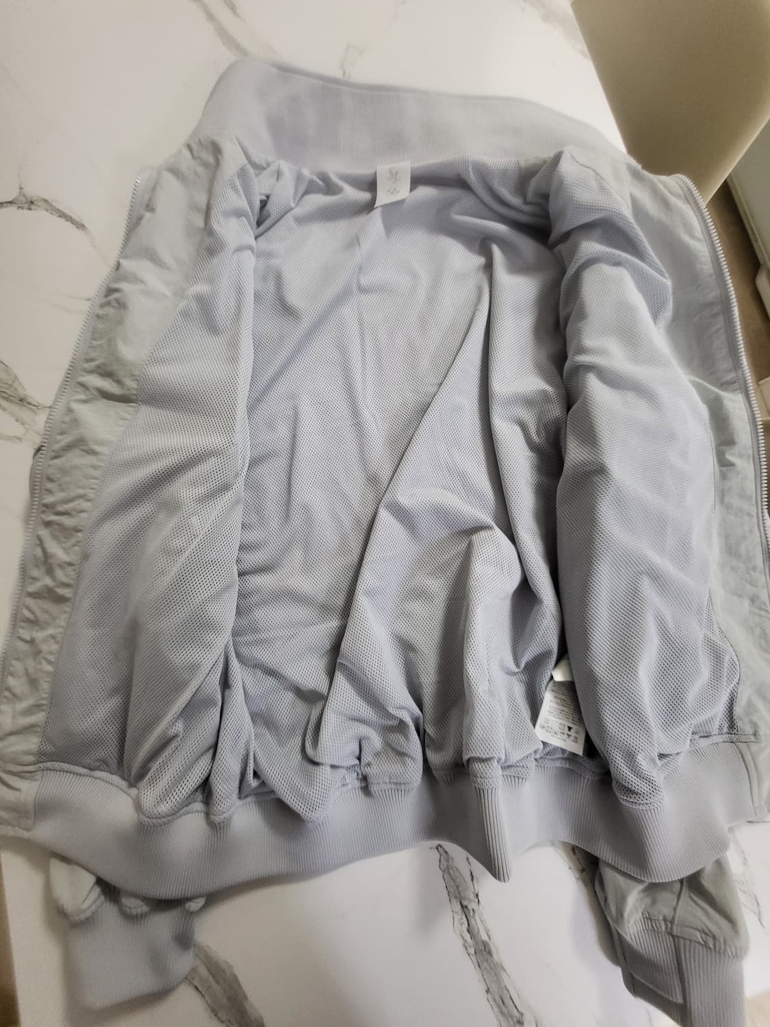 [L] 산산기어 x 삼성 라이온즈 자켓 그레이 상품이미지5