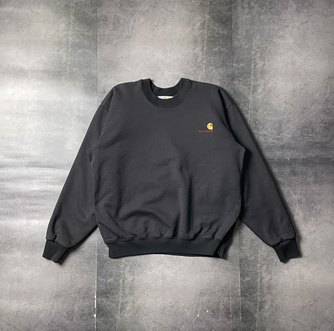 CARHARTT 칼하트 빈티지 네이비 맨투맨 A00871 상품이미지1