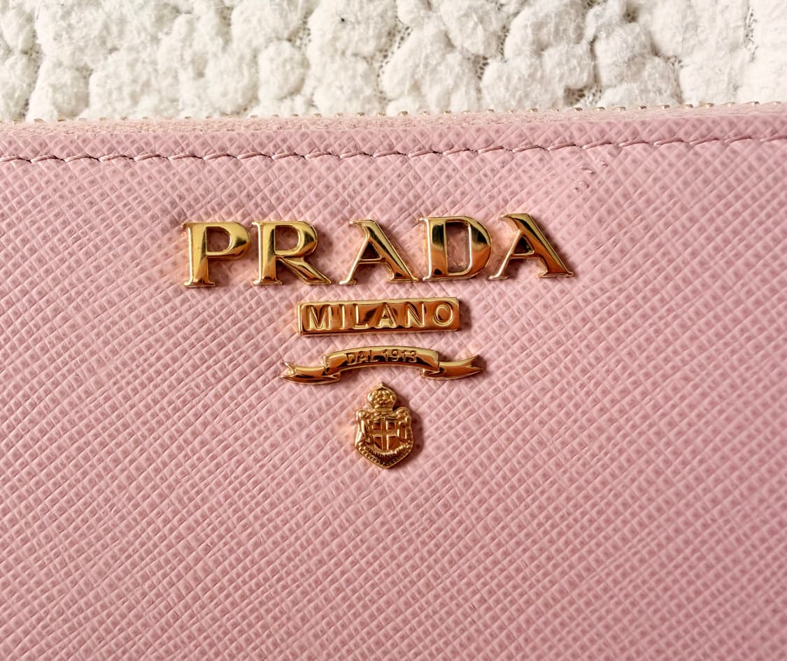 [정품] 프라다 사피아노 핑크 장지갑  상품이미지8