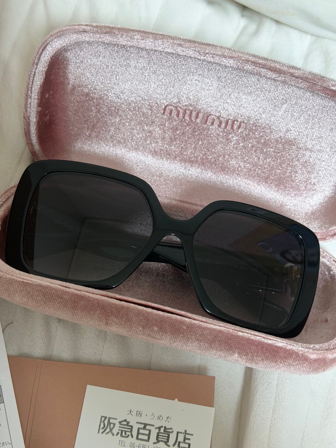 미우미우 글림스 스퀘어 선글라스 상품이미지2