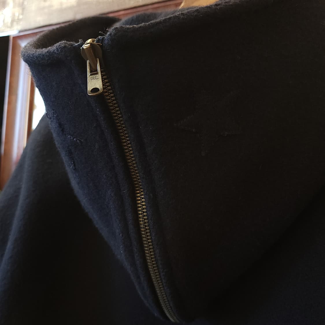 90s 폴로 스포츠 랄프로렌 미 공군 사관학교 울 후드 카뎃 코트 XL 상품이미지8