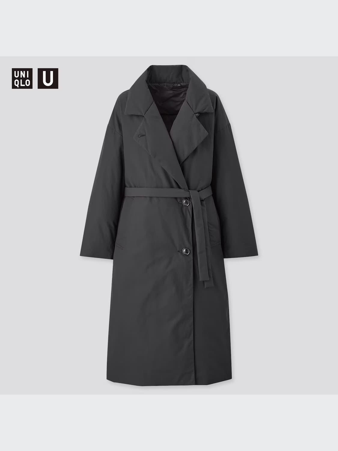 르메르 x 유니클로 20FW 패디드 코트 다크 그레이 L 상품이미지8