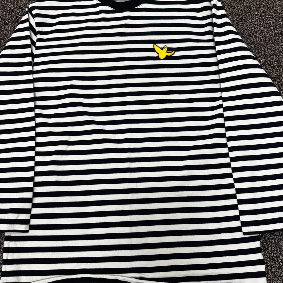 마크곤잘레스 여성 스트라이프 긴팔티셔츠 블랙 XS 상품이미지4