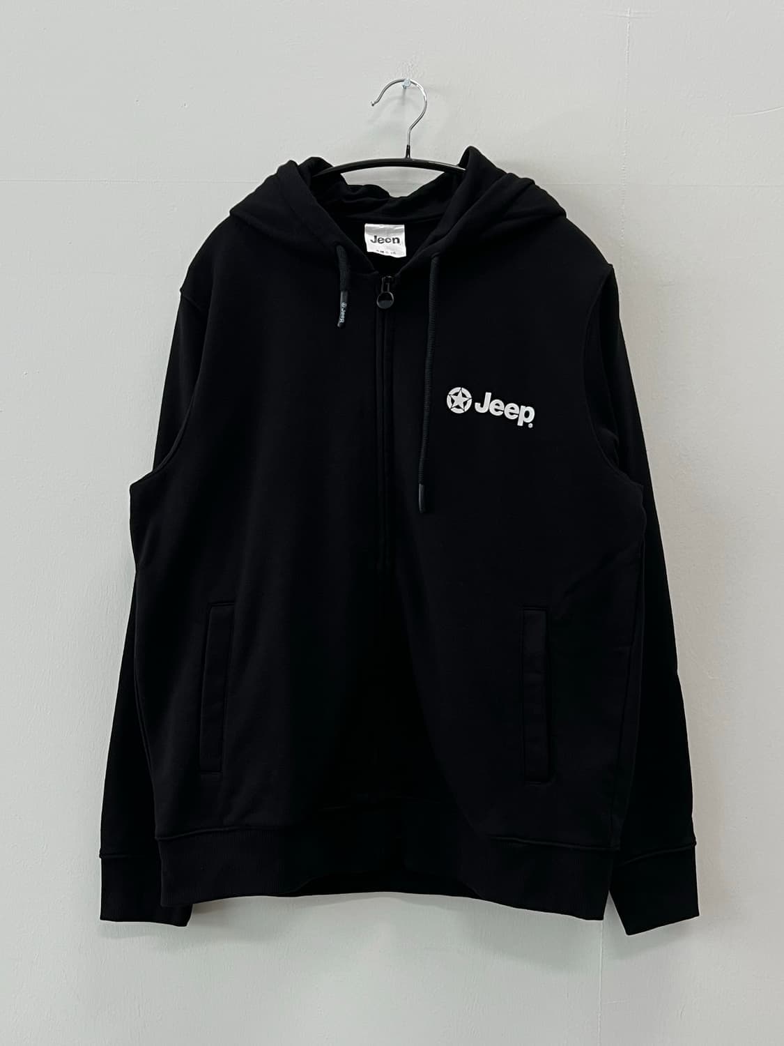 (XS) JEEP 지프 후드집업 블랙 상품이미지2