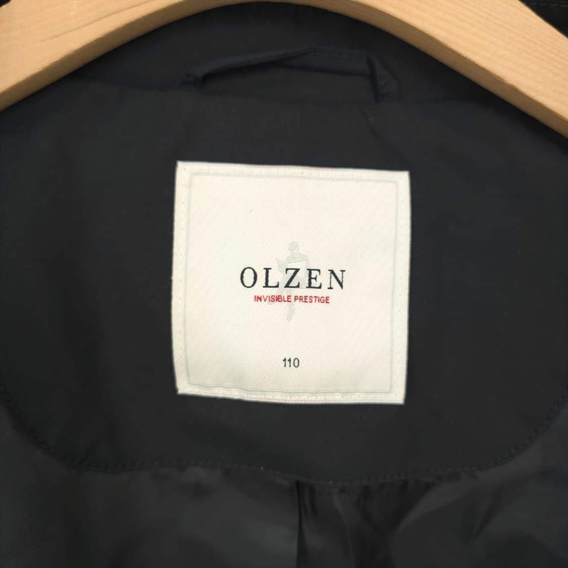 남성 올젠 OLZEN 블랙 코트 110 상품이미지7