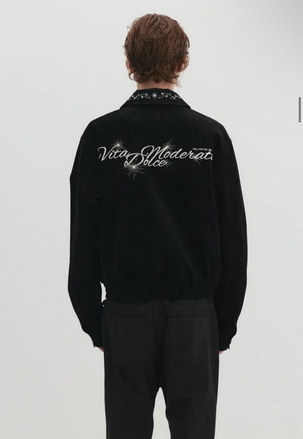 새상품) 디앤에스알 DNSR 엠브로이드 벨벳 데님 자켓 M 정가 249, 상품이미지2