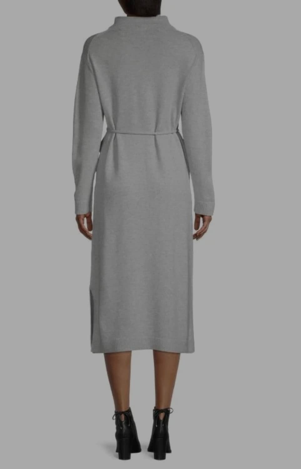 빈스 하이넥 울 캐시미어 니트 원피스 44 ~ 66 상품이미지2