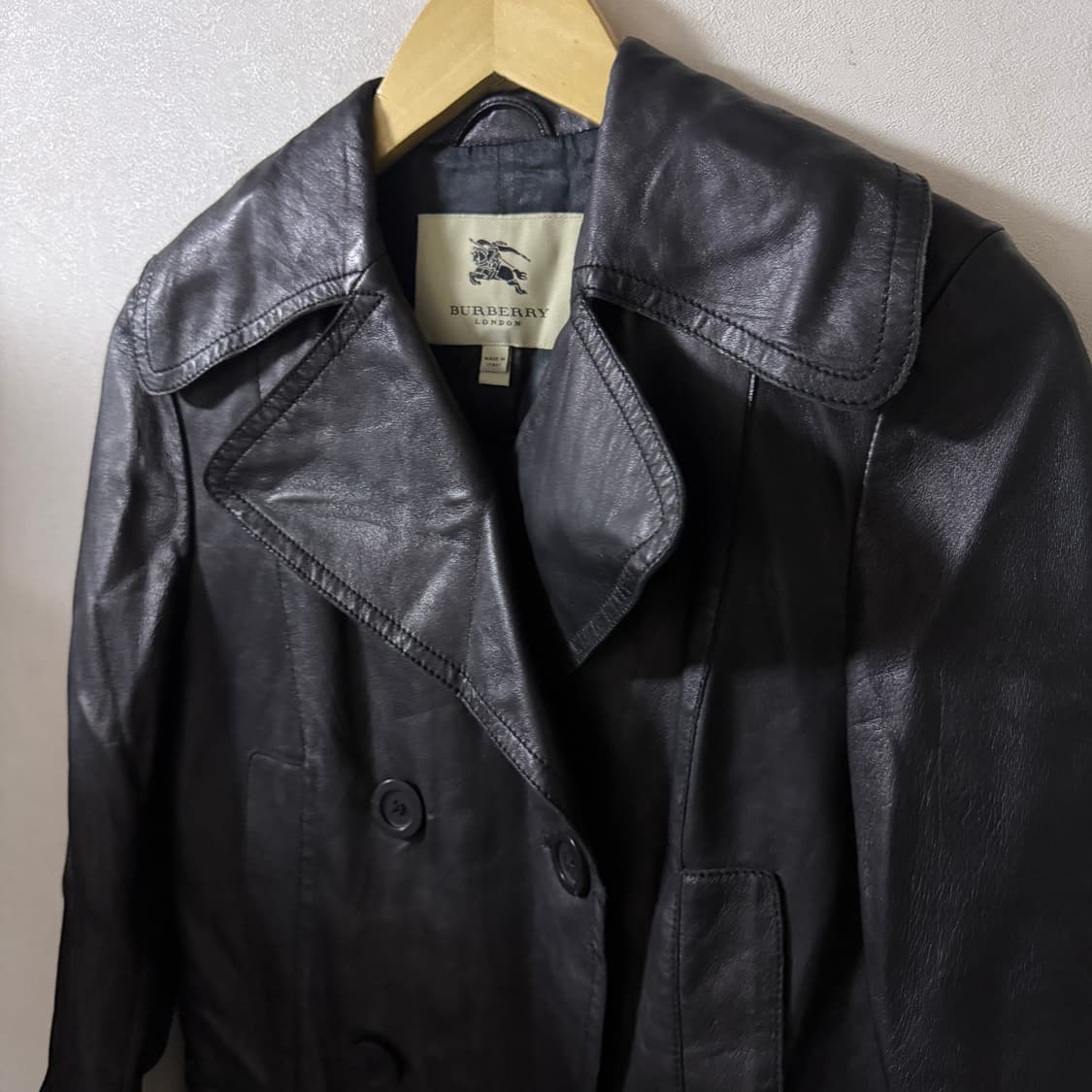 버버리 램스킨 트렌치 견장코트 USA4사이즈 (여성 55정도) 상품이미지2