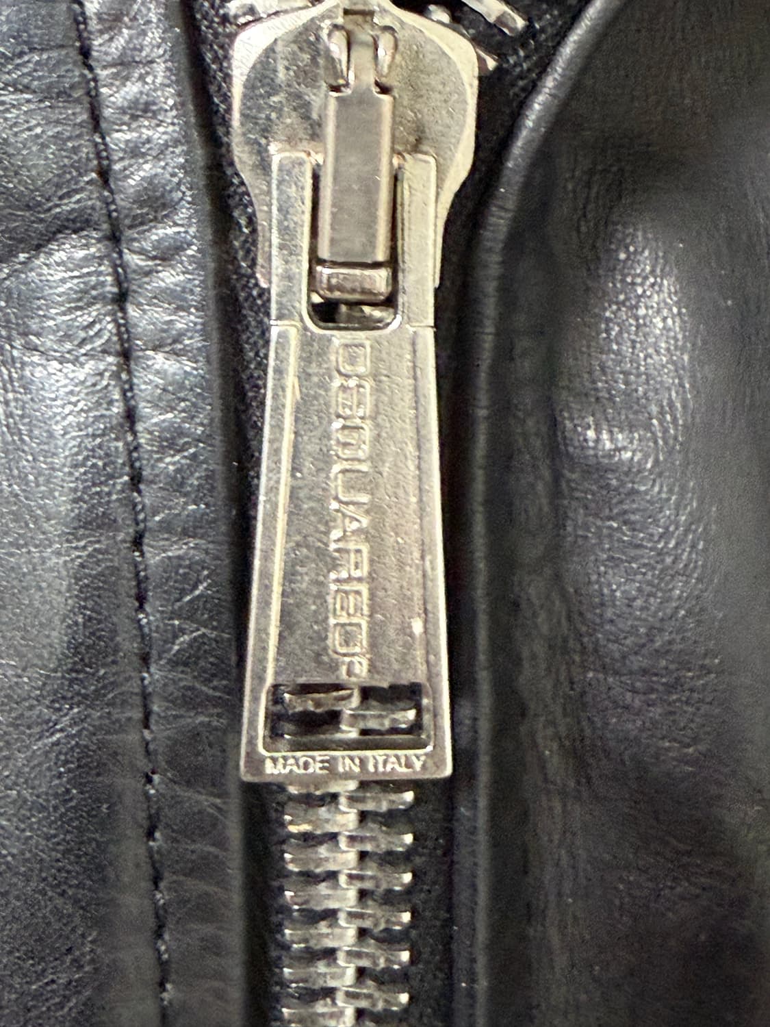 Dsquared2 카프스킨 레더 도킹 울 자켓🤟🏻 상품이미지5