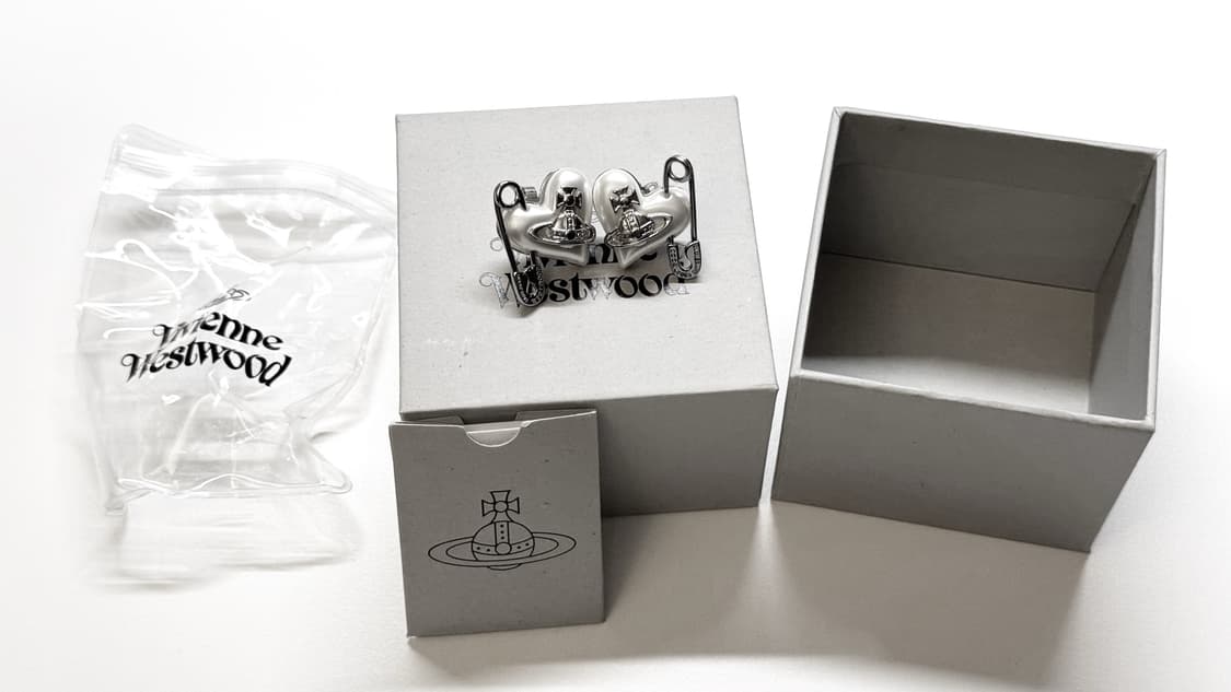 비비안 웨스트우드 하트 펄 클립 귀걸이 상품이미지5