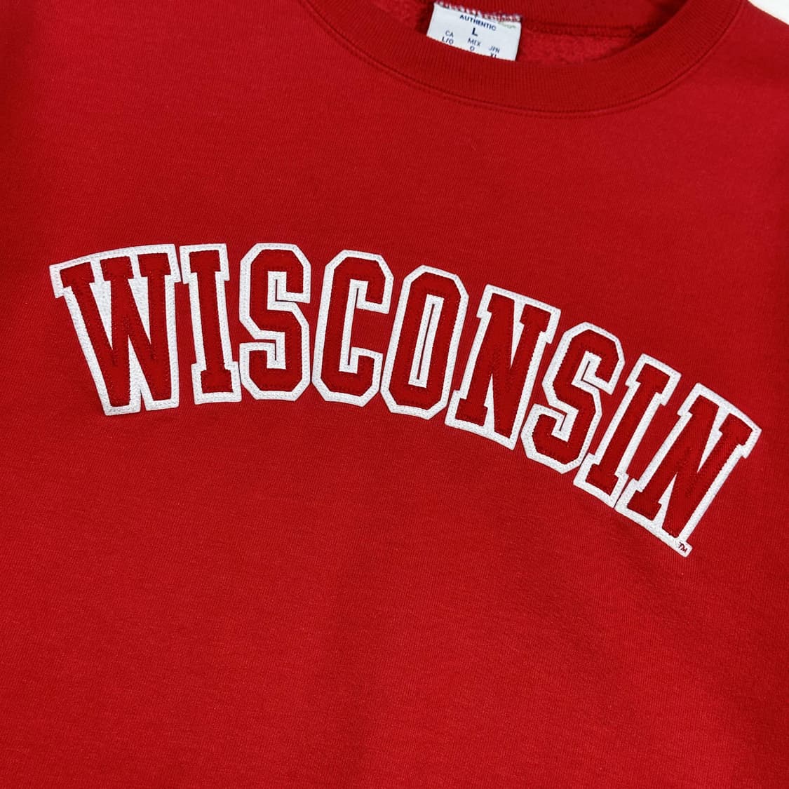 00s 챔피온 올드스쿨 위스콘신 맨투맨 L 상품이미지3