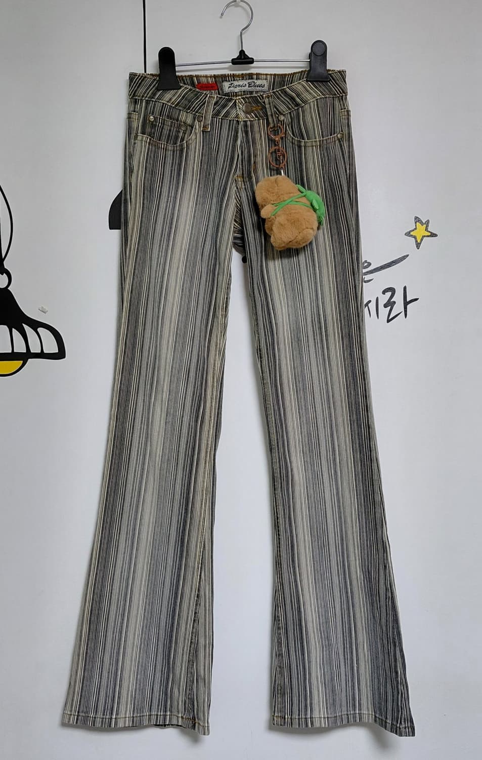 Paris Blues 스트라이프 플레어 부츠컷 팬츠 (Size 3) 상품이미지1