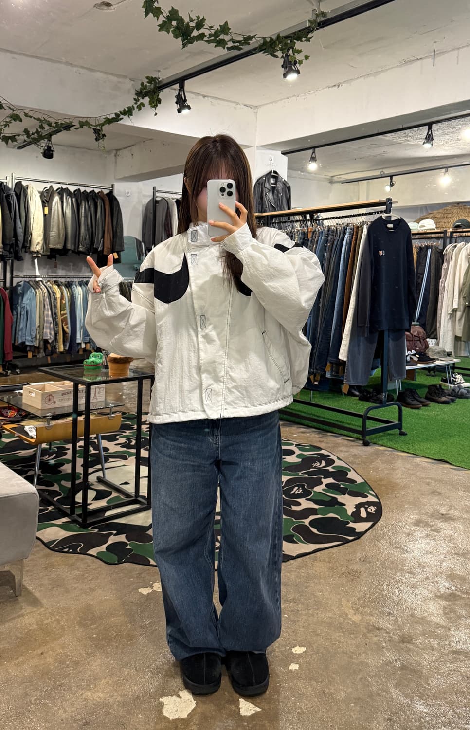 나이키 우먼스 스우시 리펠 우븐 자켓 상품이미지1