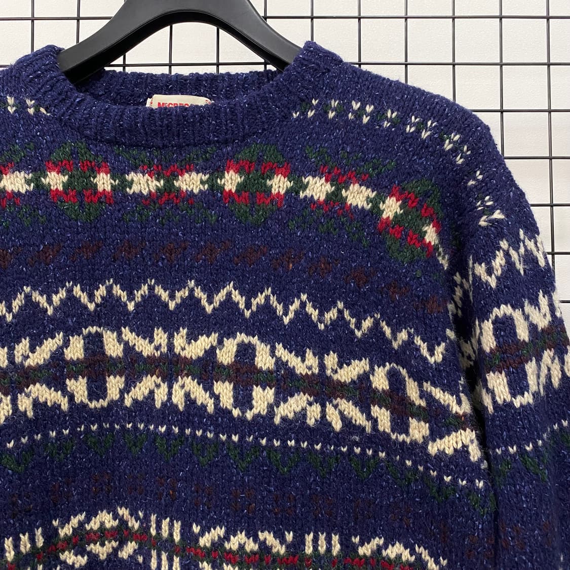 맥그리거 울 패턴 니트 상품이미지3