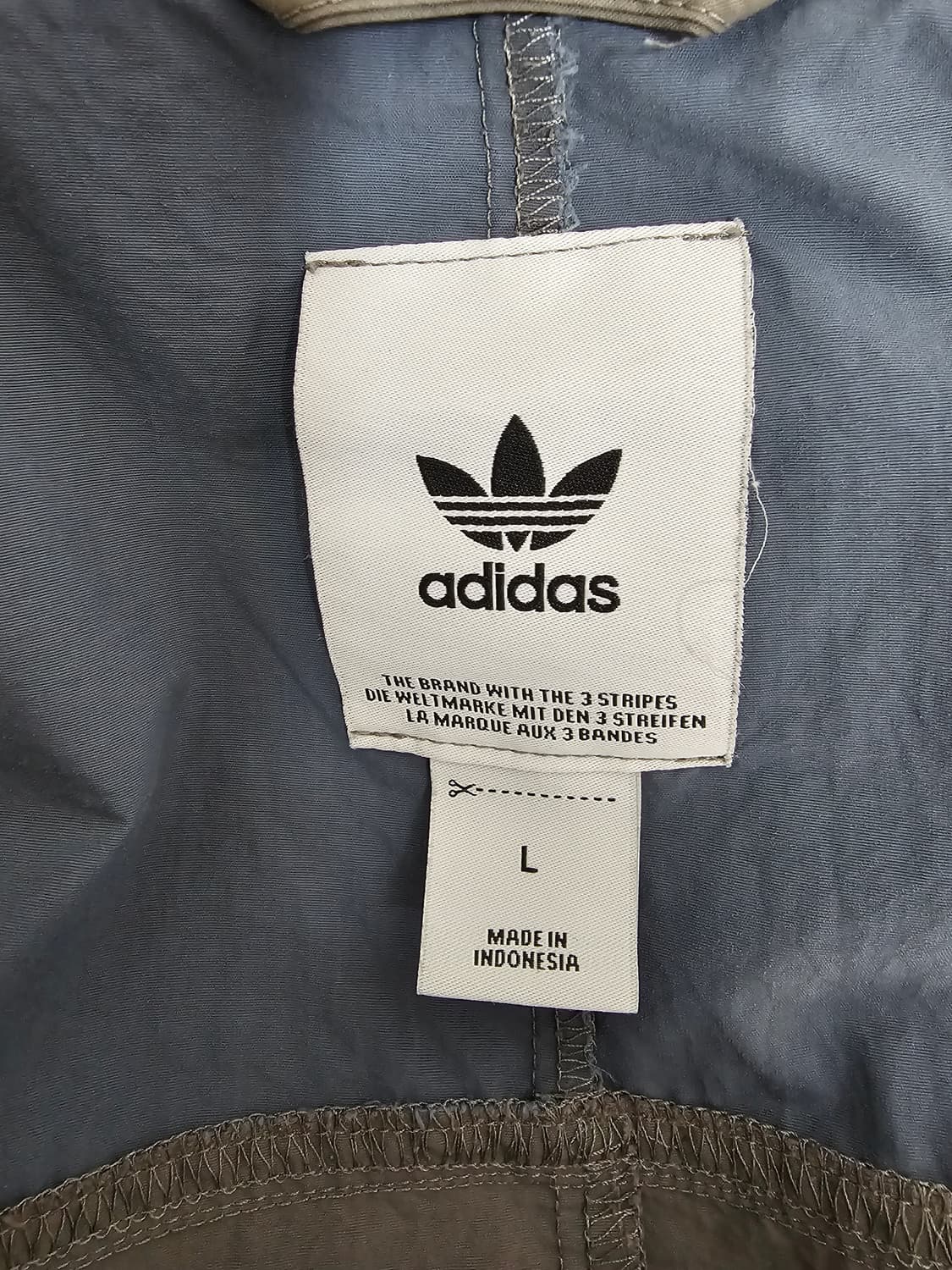 아디다스 삼선 트랙 자켓 바람막이 L 상품이미지3