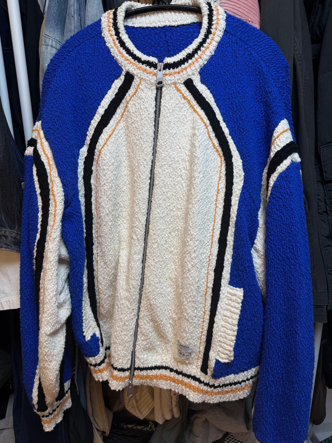 xl ) 아더에러 알립 alieb 니트 자켓 블루 상품이미지3