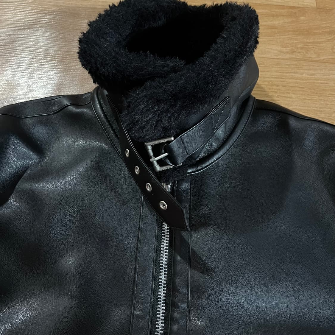 [107] 도프제이슨 비건 무스탕 자켓 상품이미지5